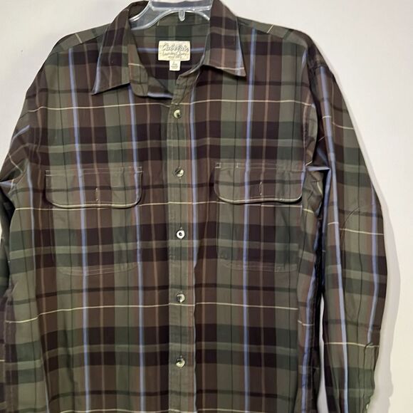 Cabela’s plaid long sleeve button-down shirt, size large - Picture 1 of 8